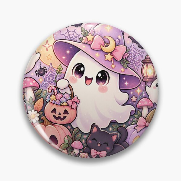 Item preview, Pastel Spooky Cute Halloween Ghost Sticker designed and sold by RDcollections.