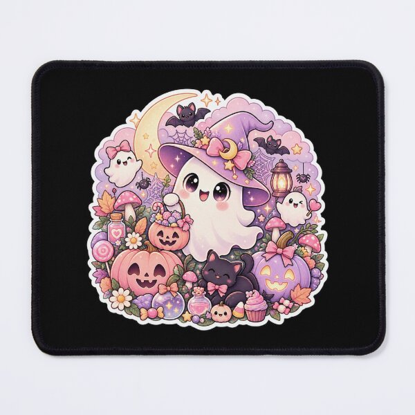 Item preview, Pastel Spooky Cute Halloween Ghost Sticker designed and sold by RDcollections.