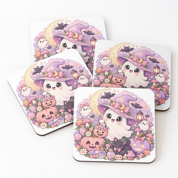 Item preview, Pastel Spooky Cute Halloween Ghost Sticker designed and sold by RDcollections.