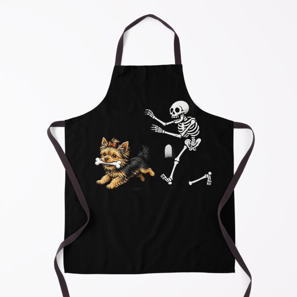 Item preview, Funny Yorkie Skeleton Halloween Dog Lover Costume designed and sold by Khescoiu.