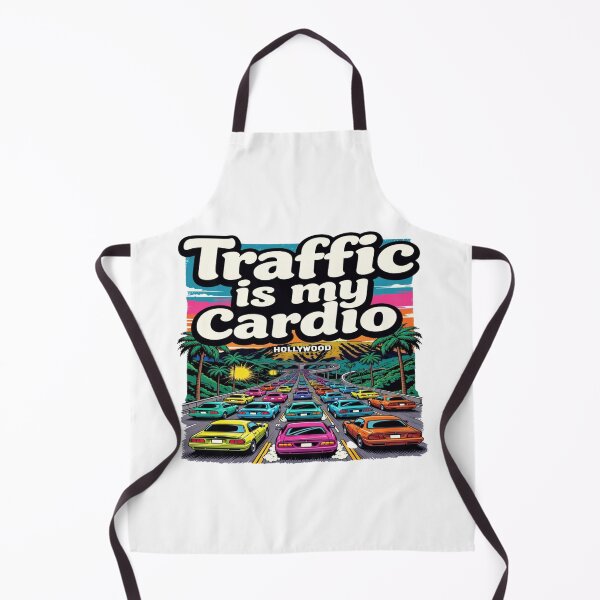 Item preview, Traffic Is My Cardio Funny Los Angeles LA Traffic California T-Shirt designed and sold by Sushikidsntod.