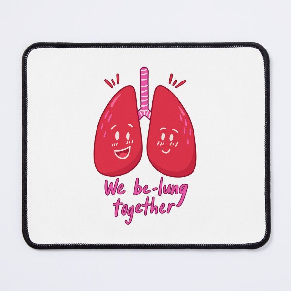 Item preview, We Be-Lung Together – Cute Lungs Pun designed and sold by Bbrazile16.