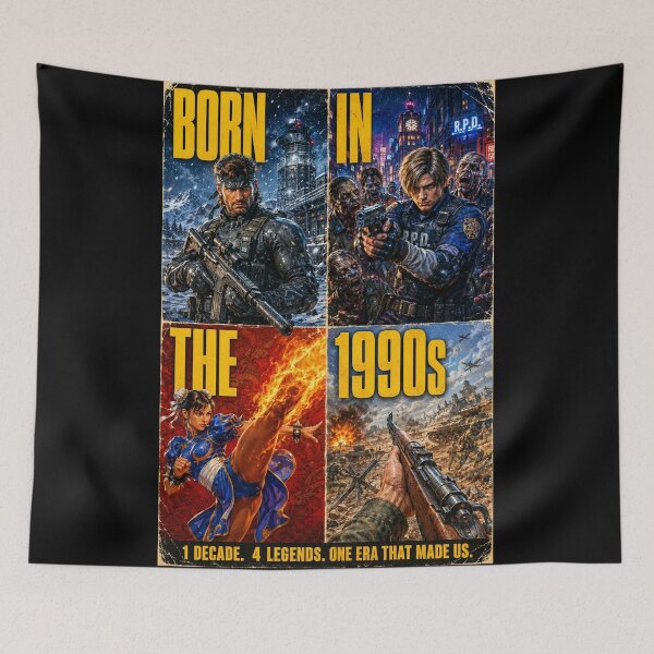 Item preview, Born in the 1900s - 90s Retro Video Games Classics designed and sold by FilMate.