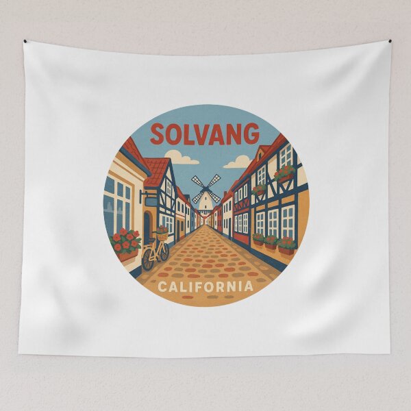 Item preview, Solvang California: Danish Street designed and sold by CircinusStore.