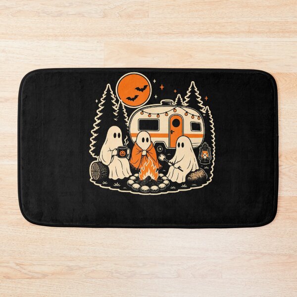 Item preview, Halloween Camping Ghost Camper Vintage Style designed and sold by Khescoiu.