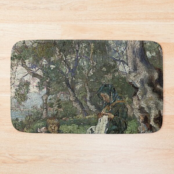 Item preview, A mother and son seated by a wall before the sea designed and sold by SharonTheFirst.