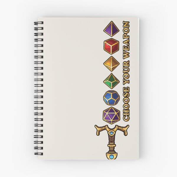 Item preview, Choose Your Weapon Polyhedral Dice Sword DND designed and sold by BrownHorse90s.