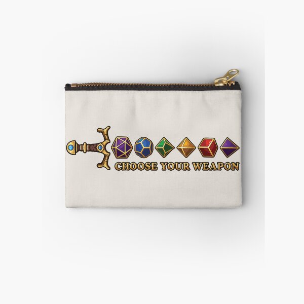 Item preview, Choose Your Weapon Polyhedral Dice Sword DND designed and sold by BrownHorse90s.
