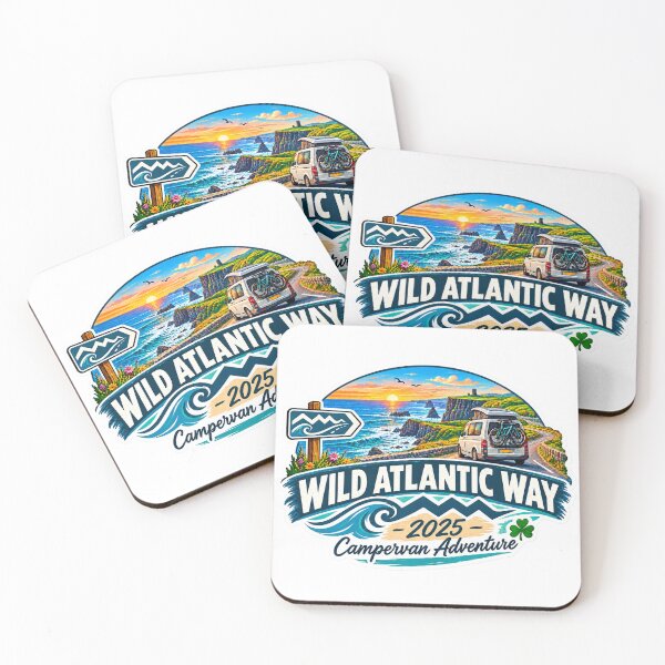 Item preview, Campervan Ireland Atlantic Way 2025 designed and sold by REAL IRISH GIFTS.