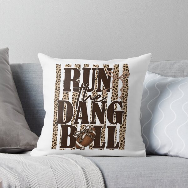 Item preview, Run The Dang Ball, Football Mom Leopard designed and sold by RebeltouilleArt.
