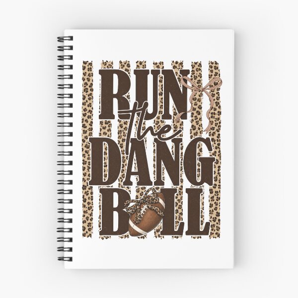 Item preview, Run The Dang Ball, Football Mom Leopard designed and sold by RebeltouilleArt.