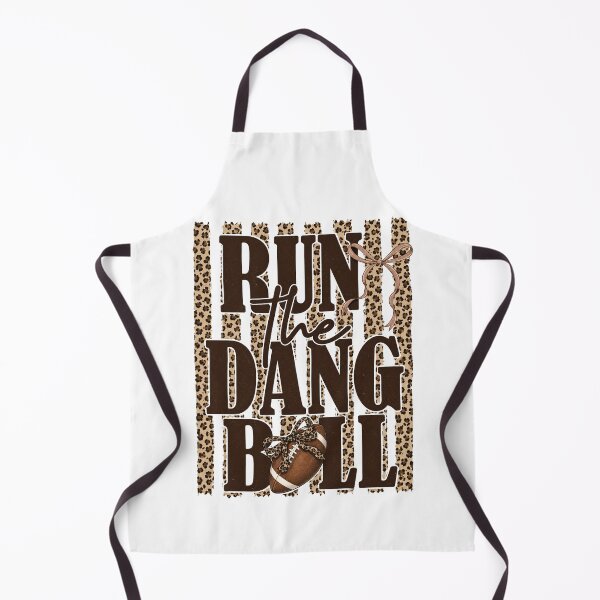 Item preview, Run The Dang Ball, Football Mom Leopard designed and sold by RebeltouilleArt.