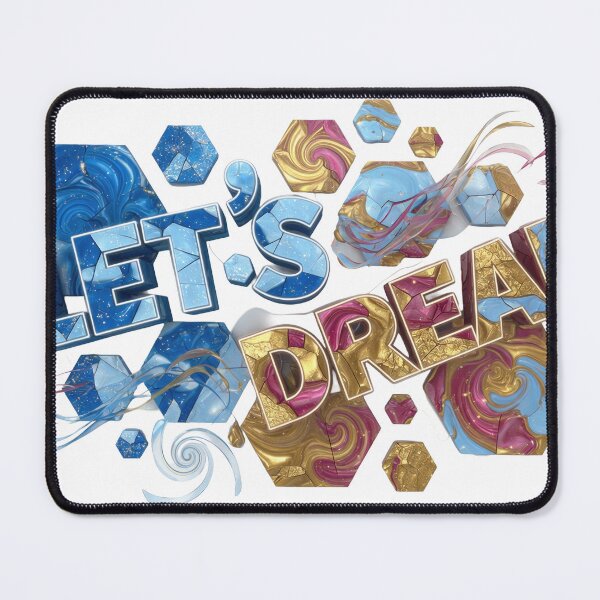 Item preview, Sleek Blue LET'S DREAM Wearable Art designed and sold by dazzlemakers.