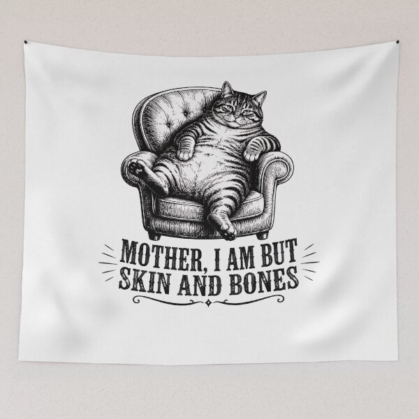 Item preview, Mother I Am But Skin And Bones designed and sold by TypeRiotStudio.