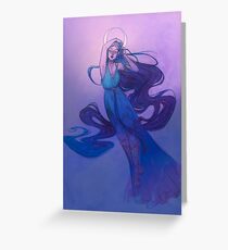 Selene - Greek Goddess of the Moon Greeting Card