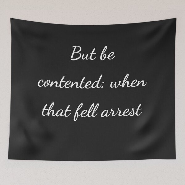 Item preview, “But be contented: when that fell arrest” - handwriting white designed and sold by ariksworld.