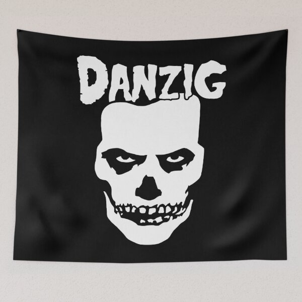 Item preview, Danzig Skull Metal Band Logo designed and sold by seikiofrol.