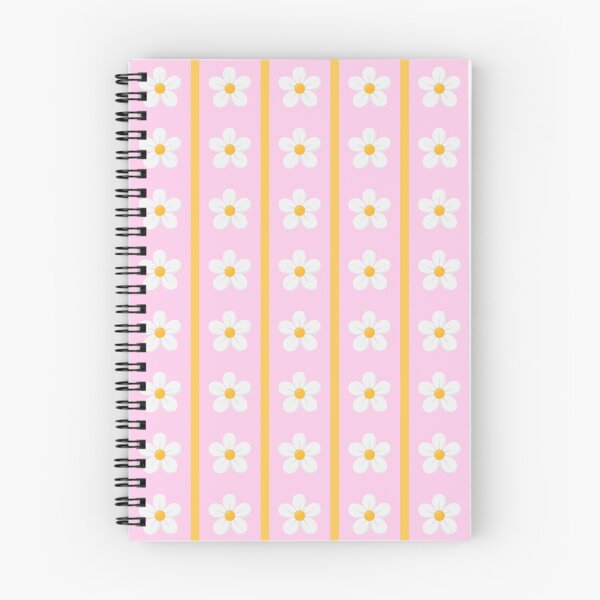 Item preview, Pink Daisy Stripes Retro Floral Pattern designed and sold by jianina-alondra.
