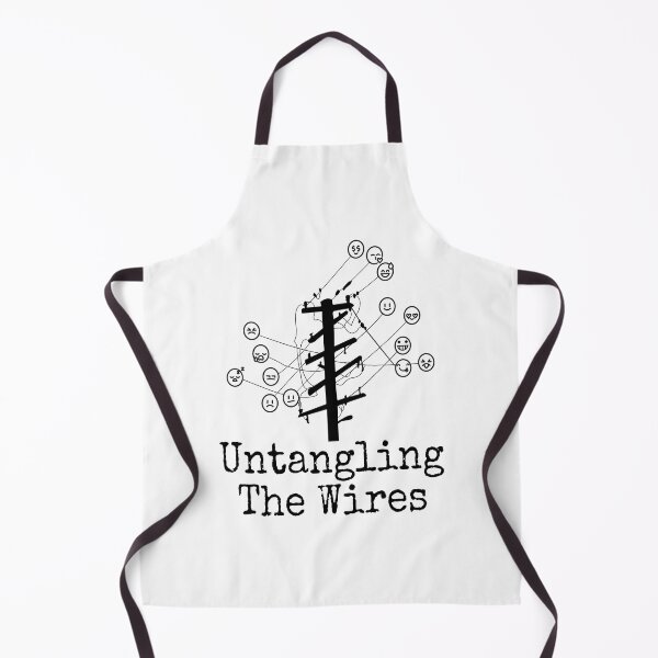 Item preview, Untangling The Wires - Retro Mental Health & Overthinking Art designed and sold by ANJ Creative Designs.