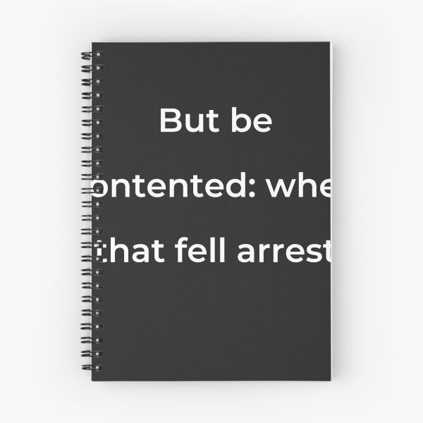 Item preview, “But be contented: when that fell arrest” - print white designed and sold by ariksworld.