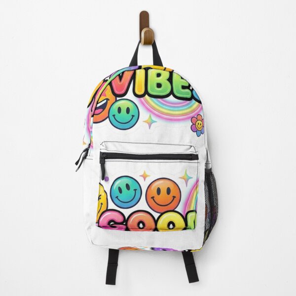 Item preview, Good Vibes Happy Crew | Retro Smiley Face Aesthetic Art designed and sold by RS-Globalist-.