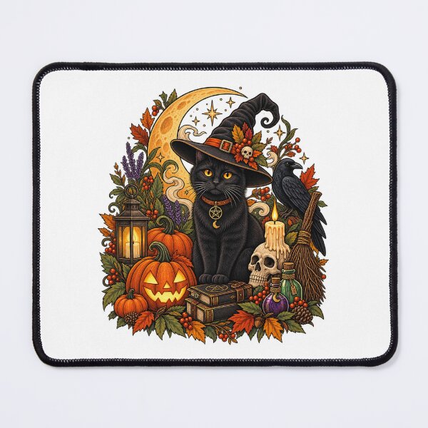 Item preview, Black Cat Witch Halloween designed and sold by afr-saad.