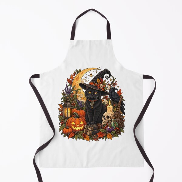 Item preview, Black Cat Witch Halloween designed and sold by afr-saad.