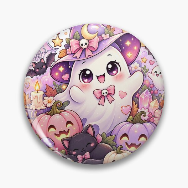 Item preview, Pastel Spooky Cute Halloween Ghost Art designed and sold by RDcollections.