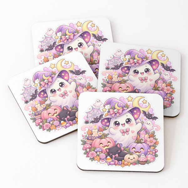 Item preview, Pastel Spooky Cute Halloween Ghost Art designed and sold by RDcollections.