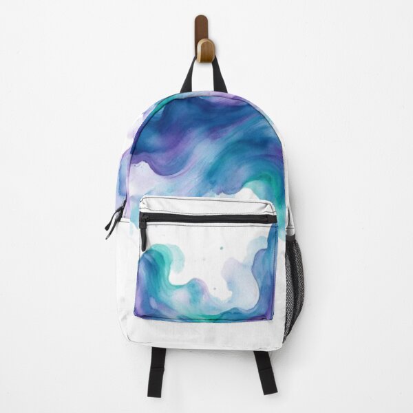 Item preview, Abstract Purple and Teal Watercolor Fluid Cloud designed and sold by @VIRAT DESIGNER@.