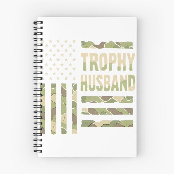 Item preview, Trophy Husband Usa Flag Military Style Patriotic Gift ⭐⭐⭐⭐⭐ designed and sold by Arienigena.