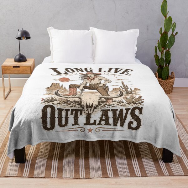 Item preview, Cowgirl Quotes, Vintage cowgirl design, Long Live Outlaws designed and sold by graphic-genie.