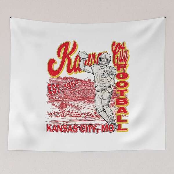 Item preview, Kansas City Football Quarterback Vintage Sketch designed and sold by NicoleBen49806.