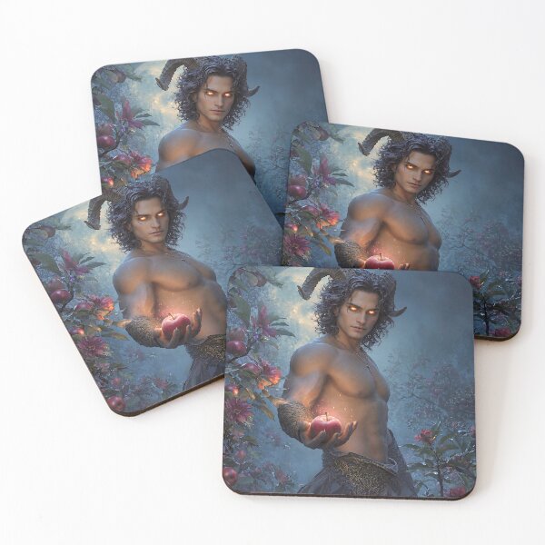 Item preview, Faun Satyr Pan God Mythical Creature Holding Apple designed and sold by FattyMcGee.
