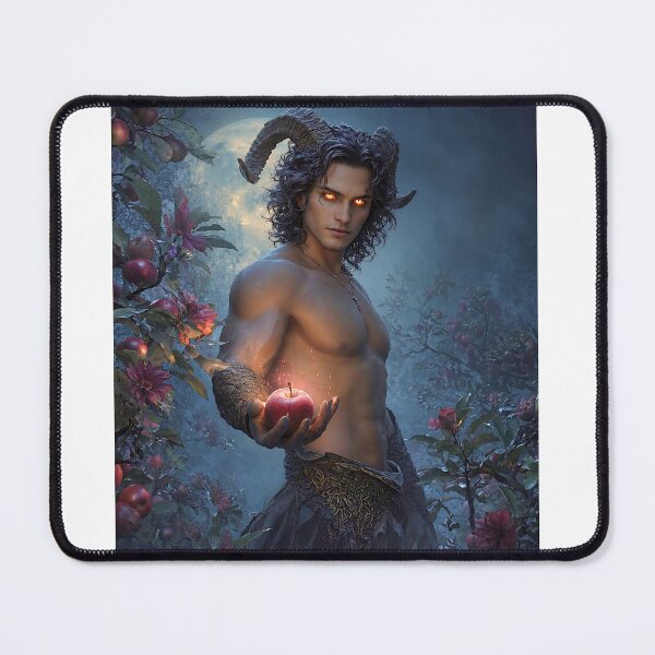 Item preview, Faun Satyr Pan God Mythical Creature Holding Apple designed and sold by FattyMcGee.