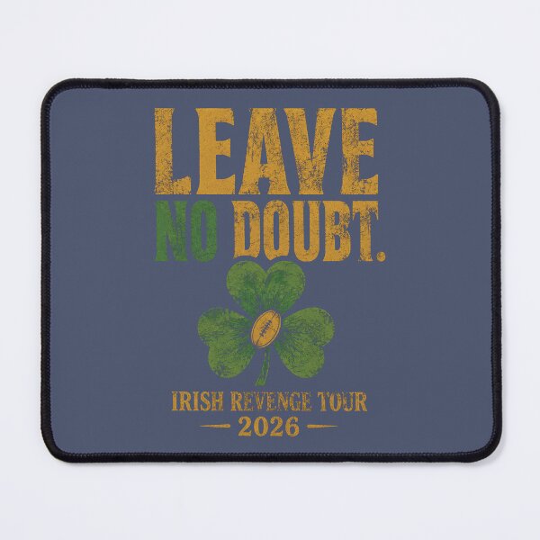 Item preview, Notre Dame Football, Leave No Doubt Irish Revenge Tour 2026 designed and sold by RebeltouilleArt.