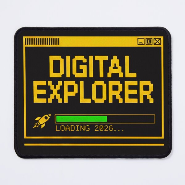 Item preview, Digital Explorer 2026 Retro Tech Graphic | Pixel Art Loading Bar Tee | RS-Globalist Official designed and sold by RS-Globalist-.