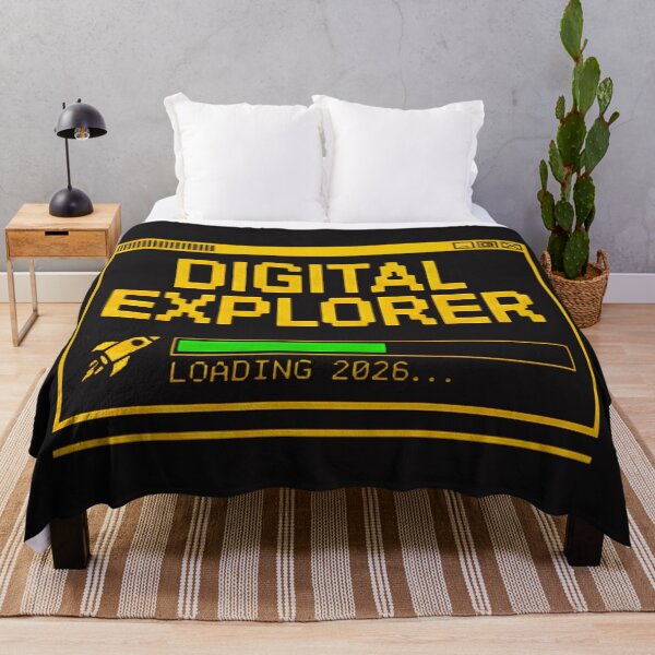 Item preview, Digital Explorer 2026 Retro Tech Graphic | Pixel Art Loading Bar Tee | RS-Globalist Official designed and sold by RS-Globalist-.