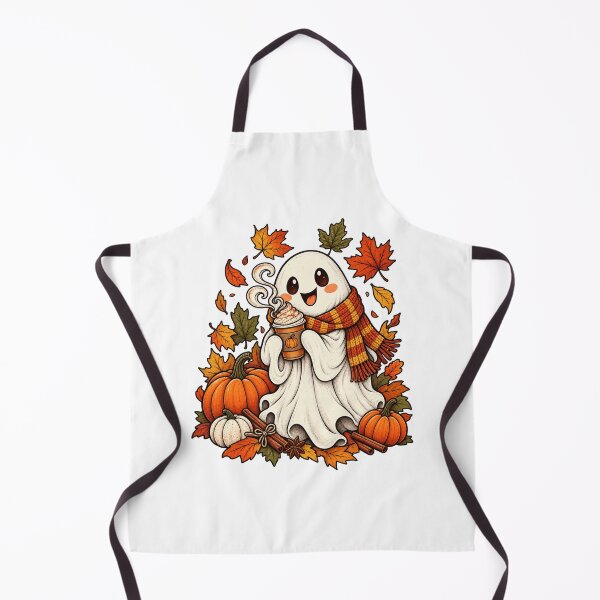 Item preview, Cute Ghost Pumpkin Spice Latte Autumn Halloween designed and sold by afr-saad.