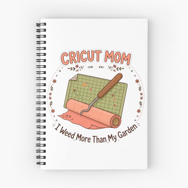 Item preview, Cricut Mom I Weed More Than My Garden Funny Vinyl Crafter Badge designed and sold by TauqeerArts.