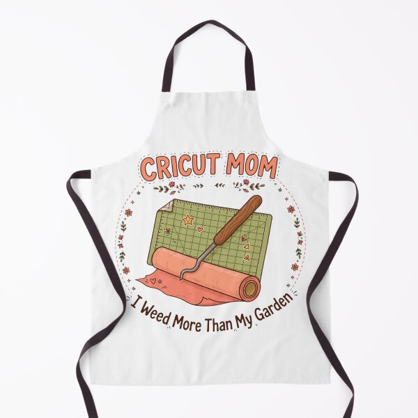 Item preview, Cricut Mom I Weed More Than My Garden Funny Vinyl Crafter Badge designed and sold by TauqeerArts.