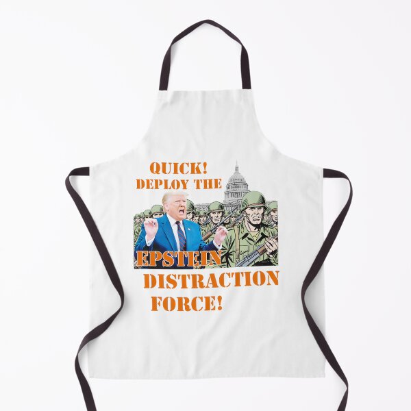 Aperçu de l'œuvre Force de distraction Epstein : Humour politique de la Garde nationale de Washington anti-Trump ⭐⭐⭐⭐⭐ créée et vendue par Arienigena.