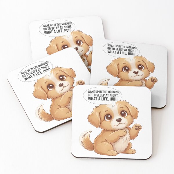 Item preview, Funny Sarcastic Puppy Quote Art | Cute Dog Life Motivation Graphic | RS-Globalist Official designed and sold by RS-Globalist-.
