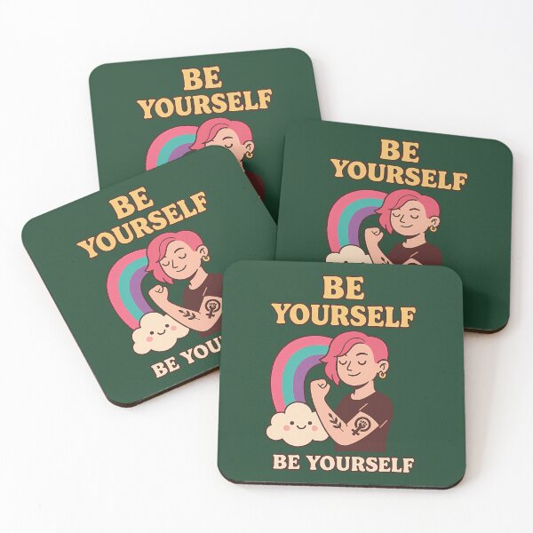 Item preview, Be Yourself  Empowerment Rainbow Art 604 designed and sold by findbeeingarden.