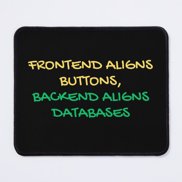 Item preview, Frontend vs Backend Developer Humor designed and sold by Redstrawberry13.
