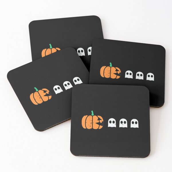 Item preview, Funny Halloween Gamer Pumpkin Eating Ghost designed and sold by Khescoiu.