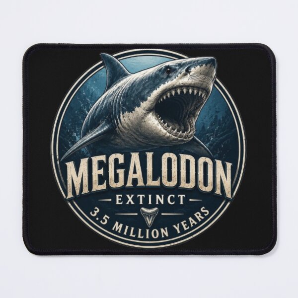Item preview, Megalodon Extinct 3.5 Million Years designed and sold by Kirrindy Designs.