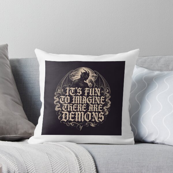 Item preview, Its Fun To Imagine There Are Demons Occult Tee designed and sold by Viviglow.