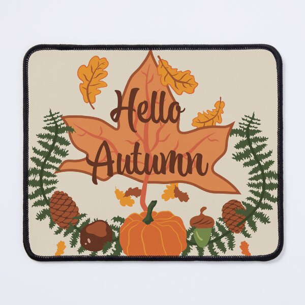 Item preview, Hello Autumn - Cosy Cream designed and sold by Daniel Bevis Design.