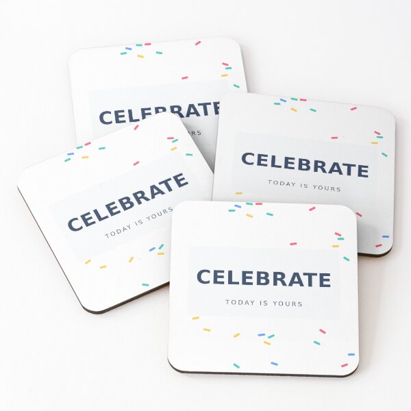 Item preview, Celebrate Today Positive Quote designed and sold by NiloStudio.